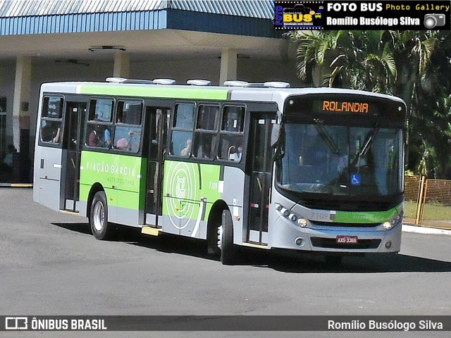 Viação Garcia 7109 na cidade de Rolândia, Paraná, Brasil, por Romílio Busólogo Silva . ID da foto: 6113034.