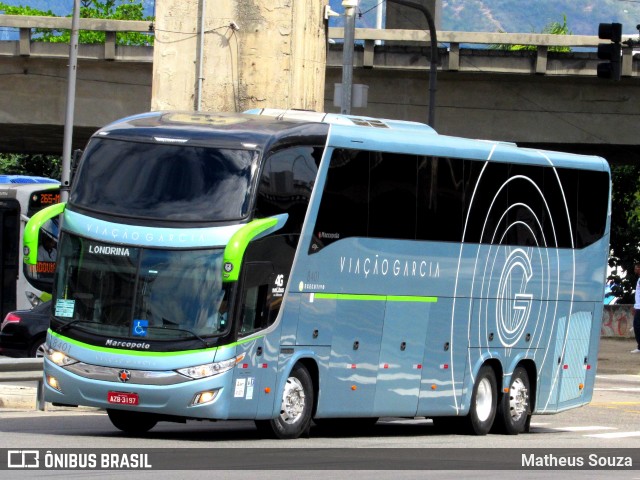 Viação Garcia 8401 na cidade de Rio de Janeiro, Rio de Janeiro, Brasil, por Matheus Souza. Número da foto: #6112911.