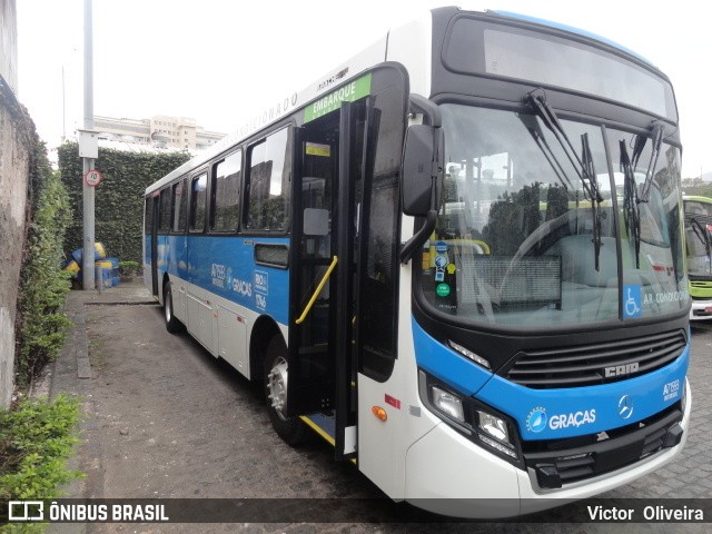 Viação Nossa Senhora das Graças A71593 na cidade de Rio de Janeiro, Rio de Janeiro, Brasil, por Victor  Oliveira. Número da foto: #6113582.