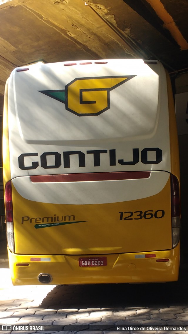Empresa Gontijo de Transportes 12360 na cidade de Belo Horizonte, Minas Gerais, Brasil, por Elina Dirce de Oliveira Bernardes. Número da foto: #6113745.