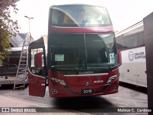 Busscar Ônibus  na cidade de São Paulo, São Paulo, Brasil, por Mateus C.  Cardoso. Número da foto: #6082321.