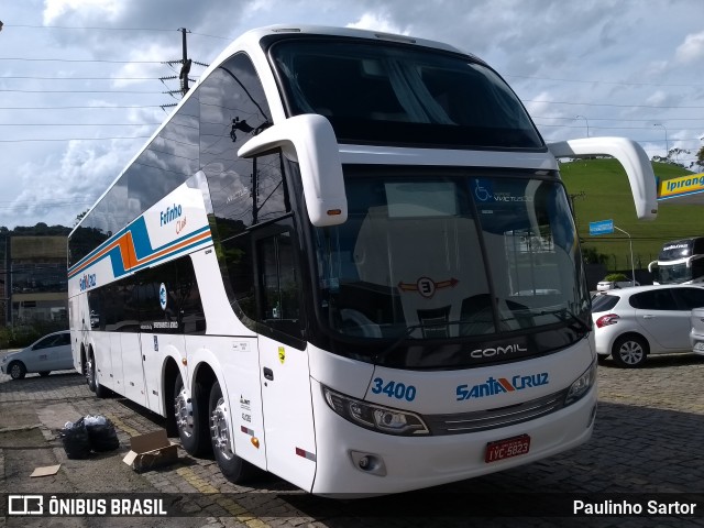 VUSC - Viação União Santa Cruz 3400 na cidade de Joinville, Santa Catarina, Brasil, por Paulinho Sartor. Número da foto: #6082612.