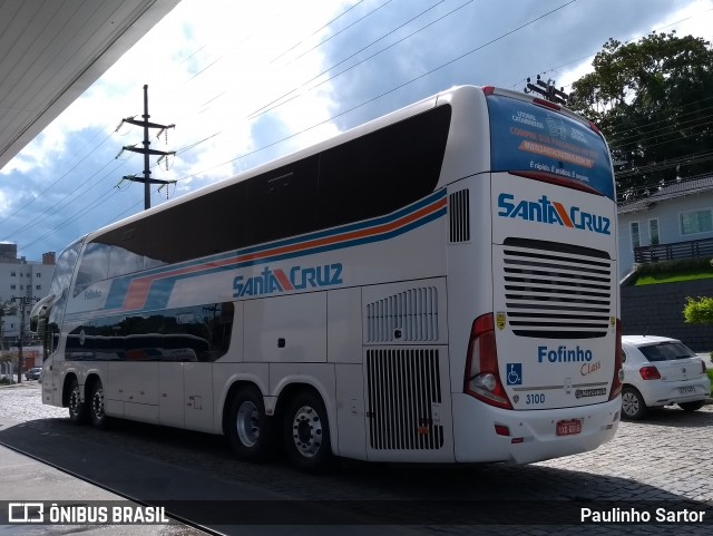 VUSC - Viação União Santa Cruz 3100 na cidade de Joinville, Santa Catarina, Brasil, por Paulinho Sartor. Número da foto: #6082609.