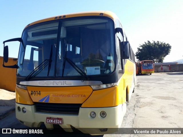 Empresa Alcino G. Cotta R014 na cidade de Matozinhos, Minas Gerais, Brasil, por Vicente de Paulo Alves. Número da foto: #6082500.