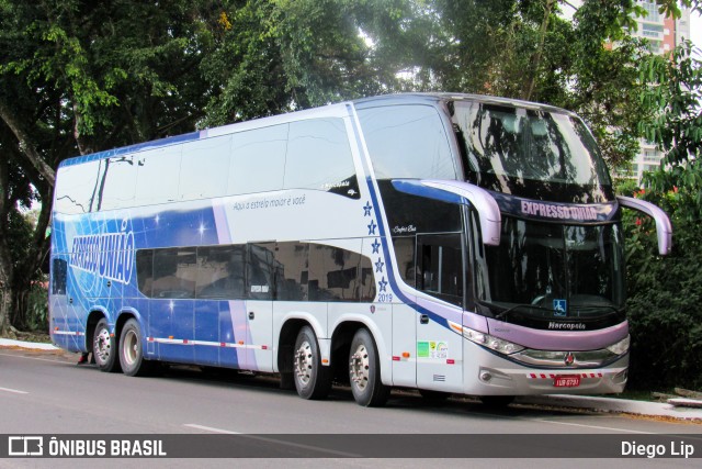 Expresso União Turismo 2019 na cidade de Joinville, Santa Catarina, Brasil, por Diego Lip. ID da foto: 6082466.