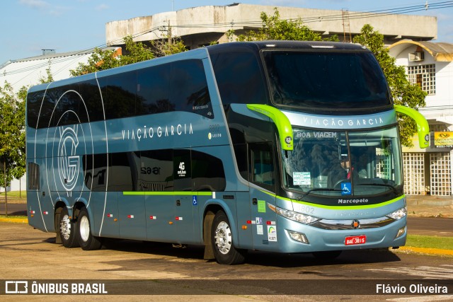 Viação Garcia 8802 na cidade de Cascavel, Paraná, Brasil, por Flávio Oliveira. ID da foto: 6114980.