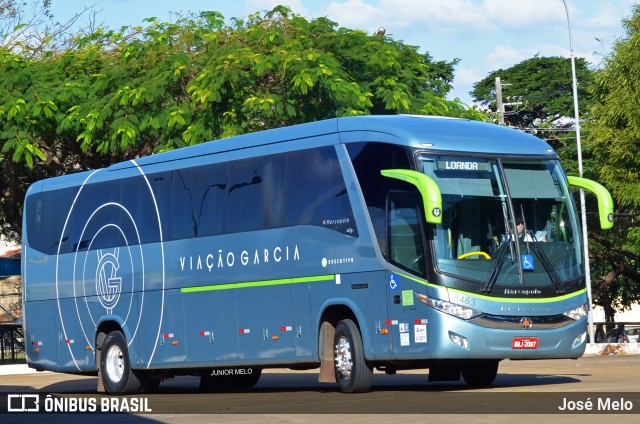 Viação Garcia 8463 na cidade de Maringá, Paraná, Brasil, por José Melo. ID da foto: 6114462.