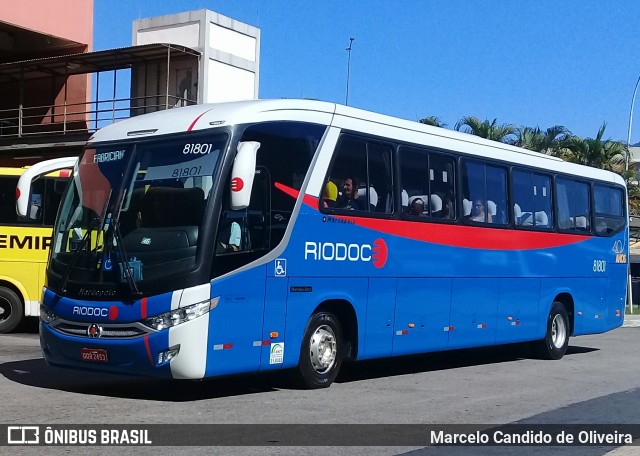 Viação Riodoce 81801 na cidade de Rio de Janeiro, Rio de Janeiro, Brasil, por Marcelo Candido de Oliveira. ID da foto: 6114517.