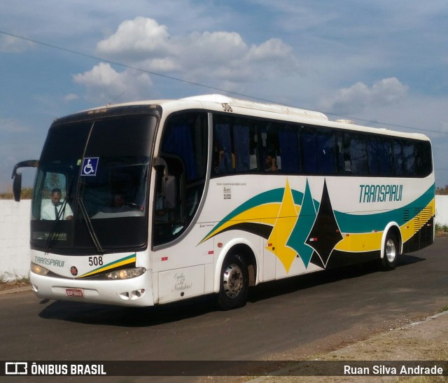 Viação Transpiauí 508 na cidade de Teresina, Piauí, Brasil, por Ruan Silva Andrade. ID da foto: 6113985.