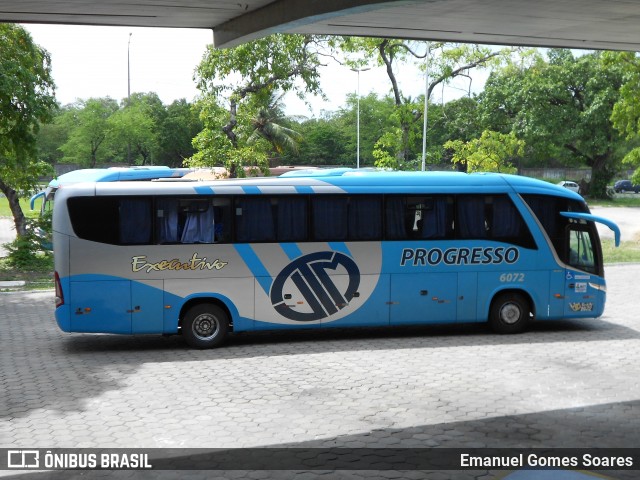 Auto Viação Progresso 6072 na cidade de João Pessoa, Paraíba, Brasil, por Emanuel Gomes Soares. Número da foto: #6115299.