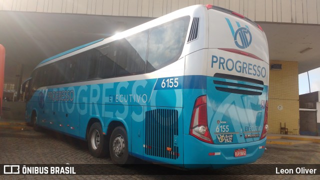 Auto Viação Progresso 6155 na cidade de Caruaru, Pernambuco, Brasil, por Leon Oliver. Número da foto: #6117050.