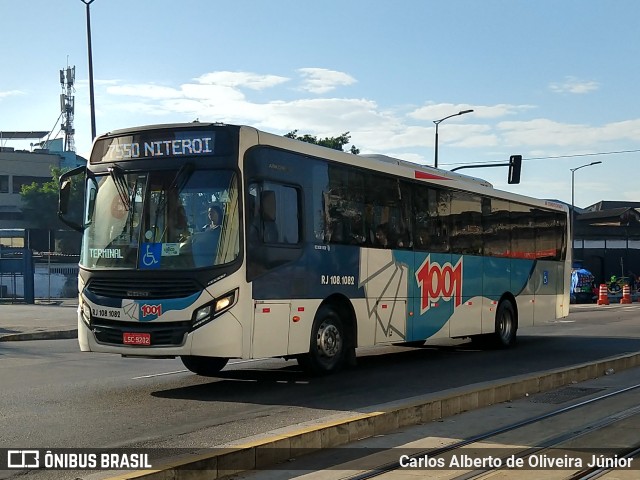 Auto Viação 1001 RJ 108.1082 na cidade de Rio de Janeiro, Rio de Janeiro, Brasil, por Carlos Alberto de Oliveira Júnior. Número da foto: #6116997.