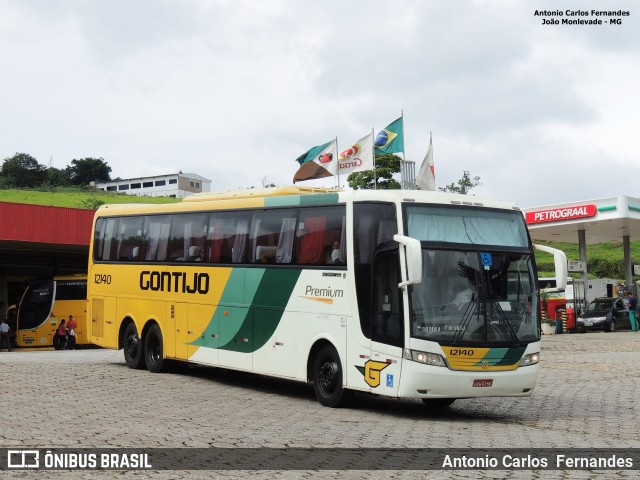 Empresa Gontijo de Transportes 12140 na cidade de João Monlevade, Minas Gerais, Brasil, por Antonio Carlos Fernandes. Número da foto: #6117352.