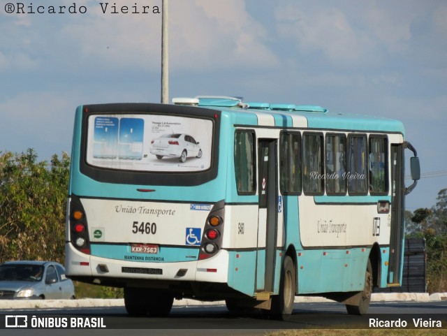 UTB - União Transporte Brasília 5460 na cidade de Santa Maria, Distrito Federal, Brasil, por Ricardo Vieira. Número da foto: #6116970.