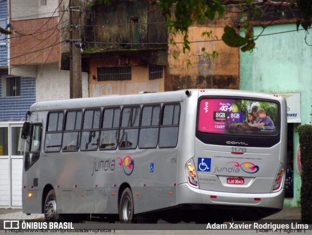 Jundiá Transportadora Turistica 1176 na cidade de Peruíbe, São Paulo, Brasil, por Adam Xavier Rodrigues Lima. Número da foto: #6117562.