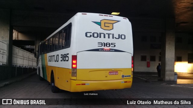 Empresa Gontijo de Transportes 3185 na cidade de Belo Horizonte, Minas Gerais, Brasil, por Luiz Otavio Matheus da Silva. Número da foto: #6117700.