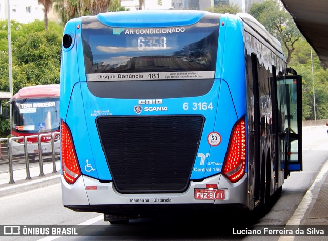 Viação Paratodos > São Jorge > Metropolitana São Paulo > Mobibrasil 6 3164 na cidade de Brasil, por Luciano Ferreira da Silva. Número da foto: #6117377.