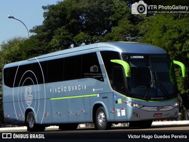 Viação Garcia 8433 na cidade de Maringá, Paraná, Brasil, por Victor Hugo Guedes Pereira. Número da foto: #6117865.