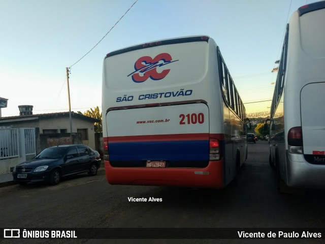 Viação São Cristóvão 2100 na cidade de Dores do Indaiá, Minas Gerais, Brasil, por Vicente de Paulo Alves. ID da foto: 6118539.