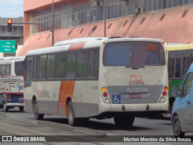 Evanil Transportes e Turismo RJ 132.066 na cidade de Rio de Janeiro, Rio de Janeiro, Brasil, por Marlon Mendes da Silva Souza. Número da foto: #6119709.