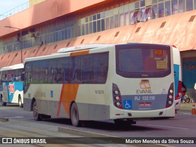 Evanil Transportes e Turismo RJ 132.110 na cidade de Rio de Janeiro, Rio de Janeiro, Brasil, por Marlon Mendes da Silva Souza. Número da foto: #6119693.