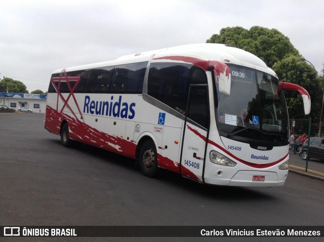 Empresa Reunidas Paulista de Transportes 145408 na cidade de Araçatuba, São Paulo, Brasil, por Carlos Vinicius Estevão Menezes. Número da foto: #6118987.