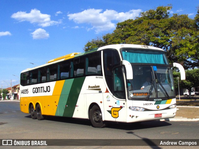 Empresa Gontijo de Transportes 14035 na cidade de Pirapora, Minas Gerais, Brasil, por Andrew Campos. Número da foto: #6120392.