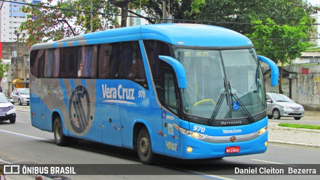 Expresso Vera Cruz 970 na cidade de Recife, Pernambuco, Brasil, por Daniel Cleiton  Bezerra. Número da foto: #6119399.