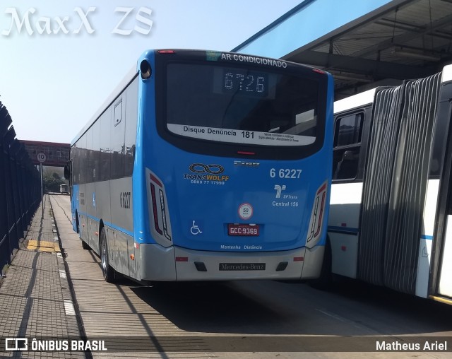 Transwolff Transportes e Turismo 6 6227 na cidade de Brasil, por Matheus Ariel. Número da foto: #6119172.
