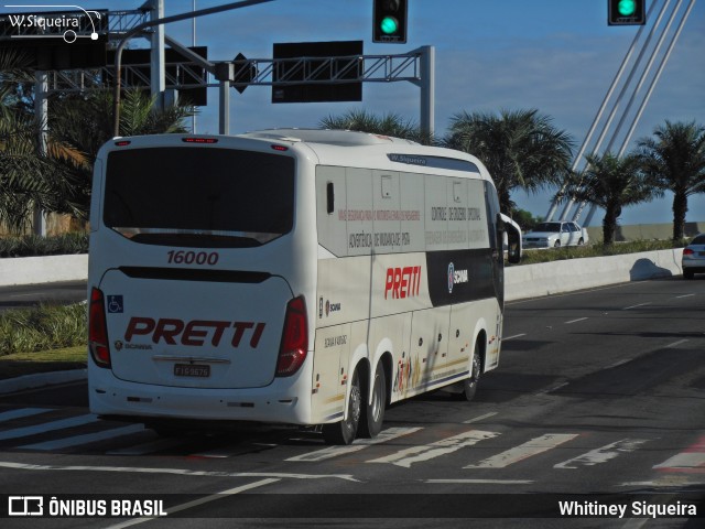 Viação Pretti 16000 na cidade de Vitória, Espírito Santo, Brasil, por Whitiney Siqueira. Número da foto: #6121317.