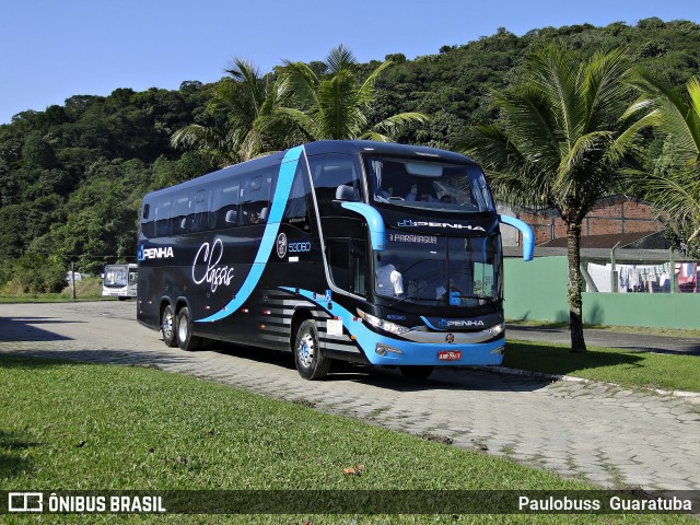 Empresa de Ônibus Nossa Senhora da Penha 53060 na cidade de Guaratuba, Paraná, Brasil, por Paulobuss  Guaratuba. ID da foto: 6121818.