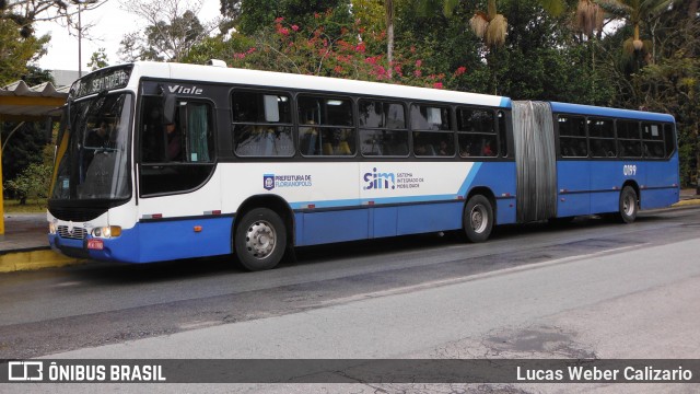 Transol Transportes Coletivos 0199 na cidade de Florianópolis, Santa Catarina, Brasil, por Lucas Weber Calizario. Número da foto: #6120944.