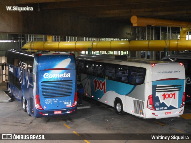 Viação Cometa 17304 na cidade de São Paulo, São Paulo, Brasil, por Whitiney Siqueira. Número da foto: #6121264.