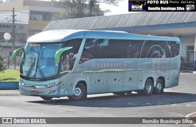 Viação Garcia 7106 na cidade de Rolândia, Paraná, Brasil, por Romílio Busólogo Silva . ID da foto: 6121881.