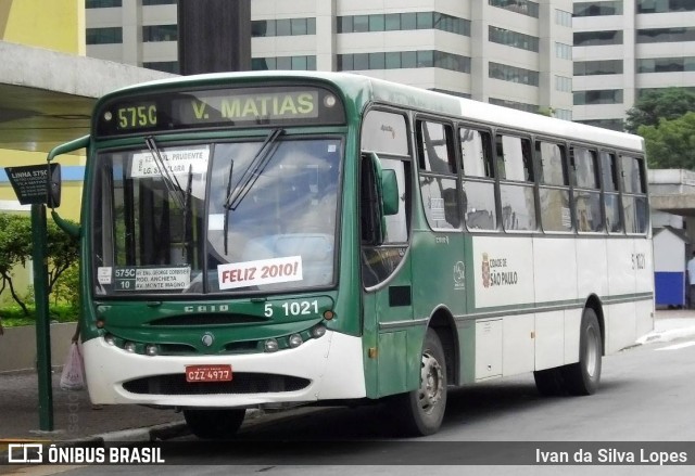 Via Sul Transportes Urbanos 5 1021 na cidade de São Paulo, São Paulo, Brasil, por Ivan da Silva Lopes. Número da foto: #6121906.