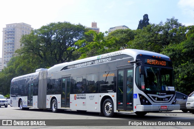 Viação Cidade Dutra 6 1332 na cidade de São Paulo, São Paulo, Brasil, por Felipe Navas Geraldo Moura . ID da foto: 6122180.