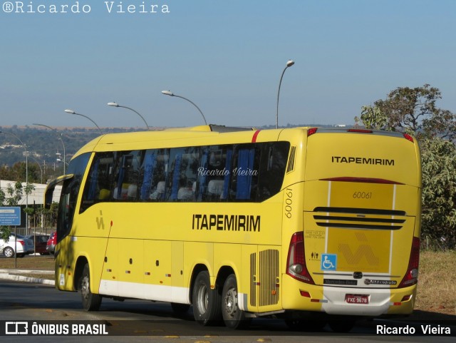 Viação Itapemirim 60061 na cidade de Brasília, Distrito Federal, Brasil, por Ricardo Vieira. Número da foto: #6120862.