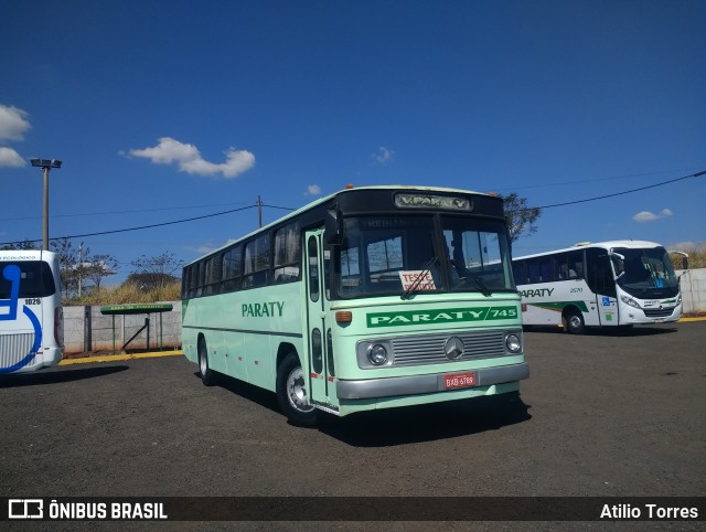 Viação Paraty 745 na cidade de Brasil, por Atilio Torres. ID da foto: 6122817.