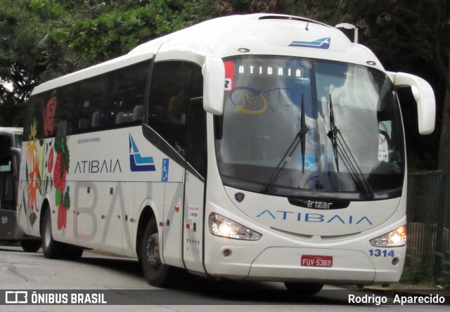 Viação Atibaia São Paulo 1314 na cidade de São Paulo, São Paulo, Brasil, por Rodrigo  Aparecido. Número da foto: #6123059.