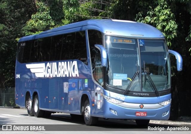 Viação Águia Branca 32440 na cidade de São Paulo, São Paulo, Brasil, por Rodrigo  Aparecido. Número da foto: #6123029.