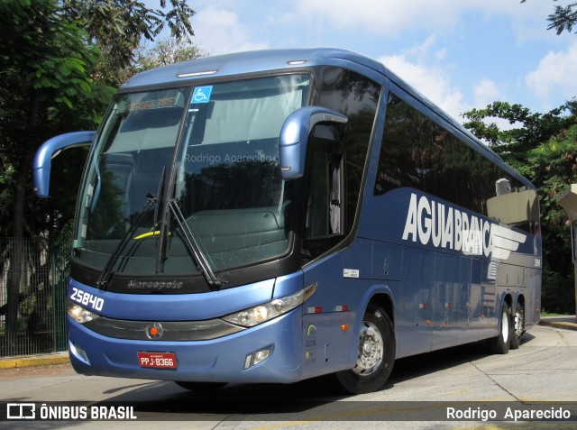 Viação Águia Branca 25840 na cidade de São Paulo, São Paulo, Brasil, por Rodrigo  Aparecido. ID da foto: 6123021.