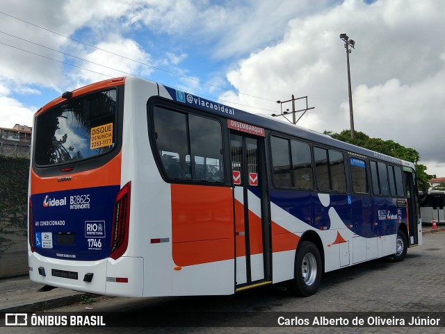 Viação Ideal B28625 na cidade de Rio de Janeiro, Rio de Janeiro, Brasil, por Carlos Alberto de Oliveira Júnior. ID da foto: 6122598.