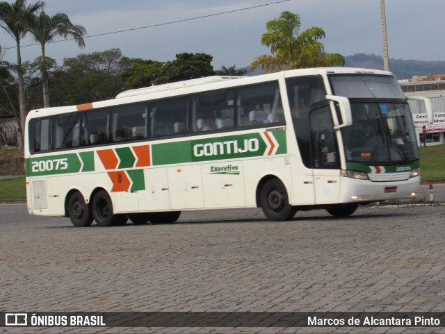 Empresa Gontijo de Transportes 20075 na cidade de Perdões, Minas Gerais, Brasil, por Marcos de Alcantara Pinto. ID da foto: 6125825.