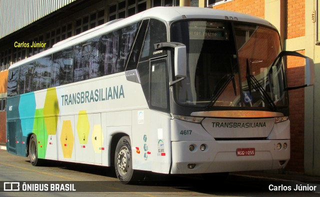 Transbrasiliana Transportes e Turismo 4617 na cidade de Goiânia, Goiás, Brasil, por Carlos Júnior. ID da foto: 6125239.