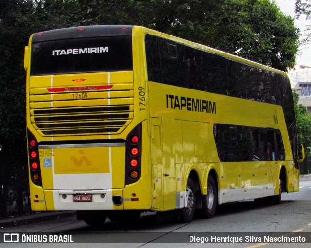 Viação Itapemirim 17609 na cidade de Brasil, por Diego Henrique. Número da foto: #6125070.