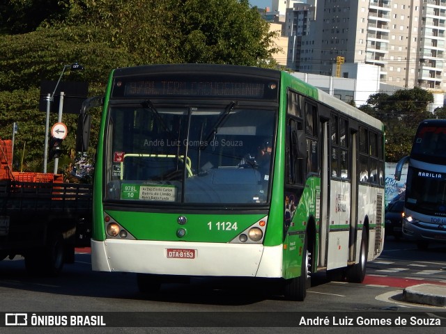Viação Santa Brígida 1 1124 na cidade de São Paulo, São Paulo, Brasil, por André Luiz Gomes de Souza. Número da foto: #6125608.