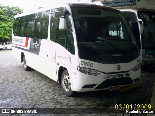 Auto Viação Catarinense 2600 na cidade de Joinville, Santa Catarina, Brasil, por Paulinho Sartor. Número da foto: #6124090.