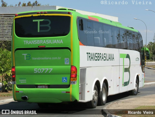 Transbrasiliana Transportes e Turismo 50777 na cidade de Brasília, Distrito Federal, Brasil, por Ricardo Vieira. ID da foto: 6124268.