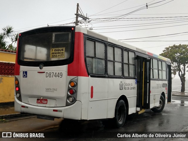 Expresso Pégaso D87449 na cidade de Rio de Janeiro, Rio de Janeiro, Brasil, por Carlos Alberto de Oliveira Júnior. ID da foto: 6124151.