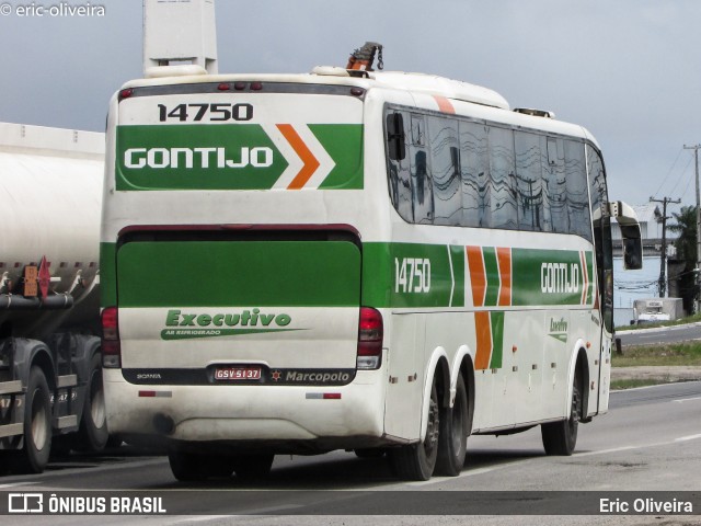Empresa Gontijo de Transportes 14750 na cidade de Jaboatão dos Guararapes, Pernambuco, Brasil, por Eric Oliveira. Número da foto: #6125401.